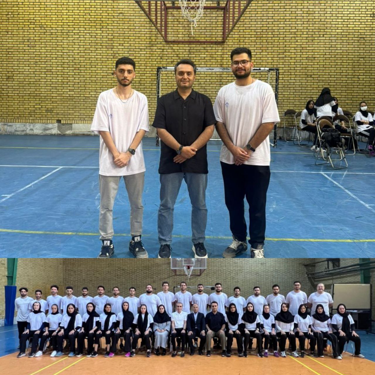 حضور موفقیت آمیز مربیان آکادمی بسکتبال مهر آقایان مهدی ملک حسینی و رهام حسن خان در دوره مربیگری فدراسیون بسکتبال شهر تهران   تبریک به ایشان و خانواده بزرگ مهر اراک